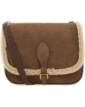 Saint Laurent Shoulder Bags - Brown