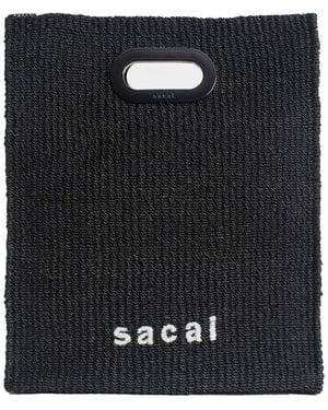 Sacai Tote Bags - Black