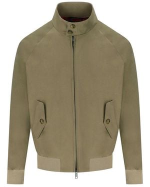 Baracuta G9 Tan Bomber Jacket - Green