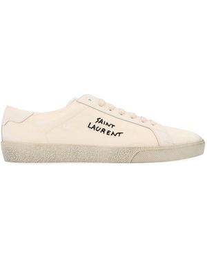Saint laurent white court classic sneakers sales
