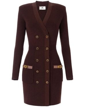 Elisabetta Franchi Dresses - Brown