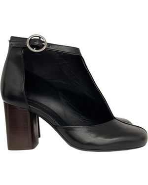 Lemaire Cut Out Ankle Boots Shoes - Black