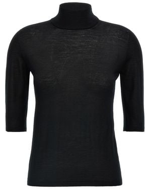 Max Mara 'Cecina' Turtleneck Jumper - Black