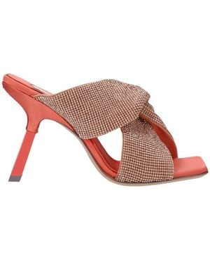 Sebastian Milano 'Paris' Mules - Brown