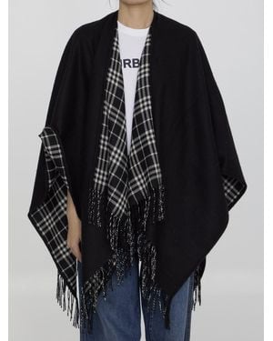 Burberry Wool Cape - Black