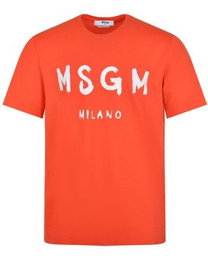 MSGM T-Shirt - Orange