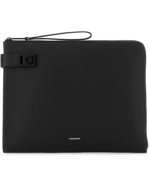Ferragamo Clutch - Black