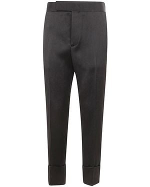 SAPIO Double Satin Pants - Gray