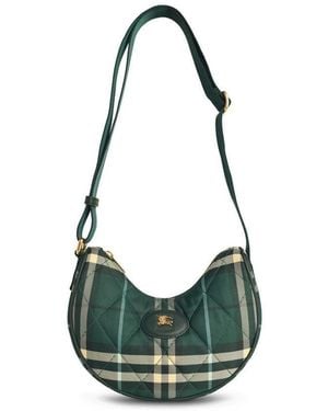 Burberry 'Horseshoe' 'Verdant' Polyamide Crossbody Bag - Green