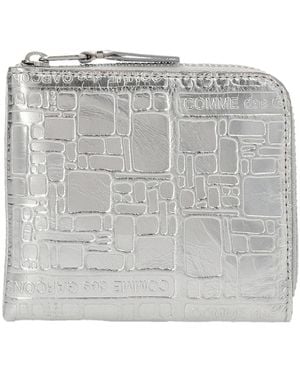Comme des Garçons 'Embossed Logotype' Wallet - Grey