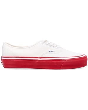 Vans Premium Authentic Duck Canvas Shoe - Red