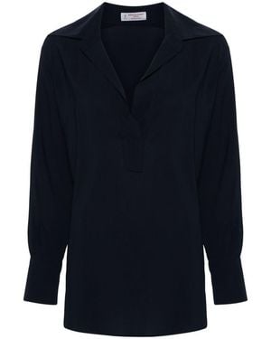 Alberto Biani Georgette Blouse - Blue