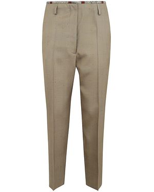 Ibrigu Silk Trouser - Natural
