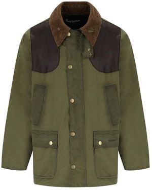 Barbour Bedale Washed Wax Archive Jacket - Green