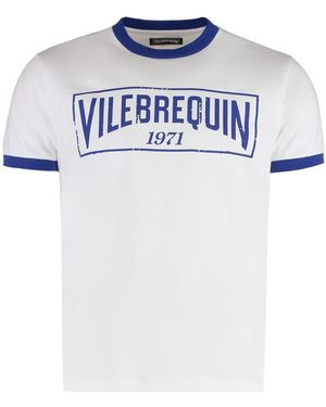 Vilebrequin Cotton Crew-Neck T-Shirt - Blue