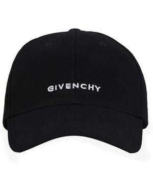 Givenchy Curved Cap Accessories - Black