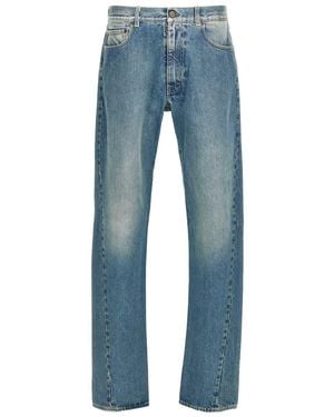 Maison Margiela Cotton Denim Jeans - Blue