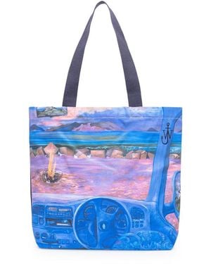 JW Anderson Canvas Bag - Blue