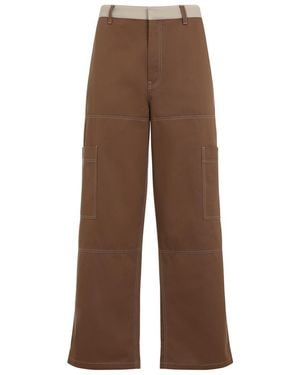 Off-White c/o Virgil Abloh Trousers - Brown