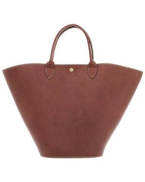 Longchamp Xl Ãpure Tote Bag - Brown