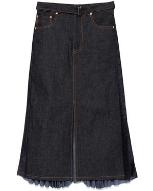 Sacai Skirts - Blue