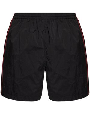 Balenciaga Embroidered Logo Tracksuit Shorts For - Black