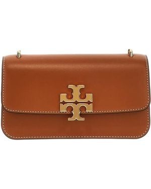 Tory Burch Eleanor E/W Small Convertible Shoulder Bag - Brown