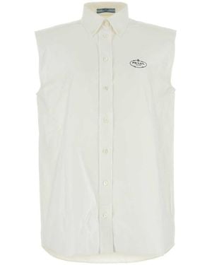 Prada Oxford Shirt - White