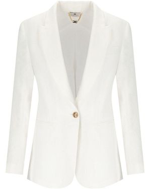 Elisabetta Franchi Jackets - White