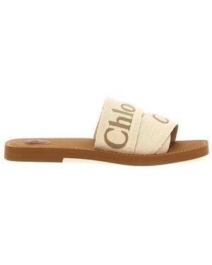 Chloé 'Woody' Sandals - Natural