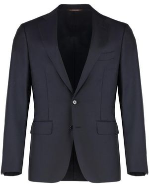 Canali Wool Two-Pieces Suit - Blue