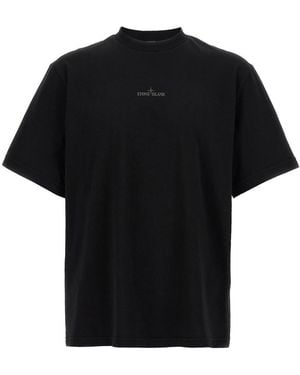Stone Island Double-Sided Print T-Shirt - Black