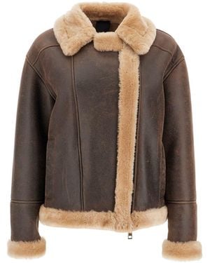 Blancha Shearling Jacket - Black