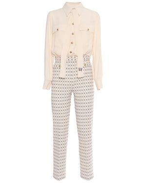 Elisabetta Franchi Full Suit - Natural