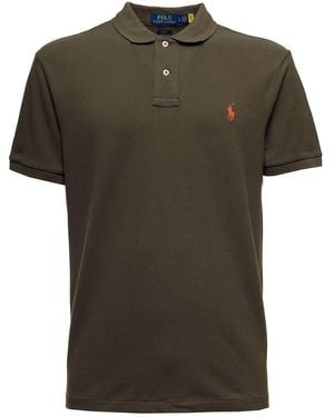 Polo Ralph Lauren Polo Shirt With Pony Embroidery On The Front - Green