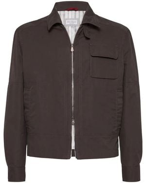 Brunello Cucinelli Bomber Jacket - Black