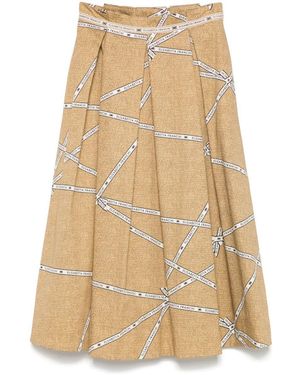 Elisabetta Franchi Skirts - Natural