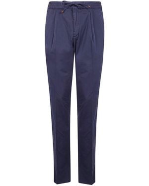 Incotex Tapered Fit Trousers - Blue