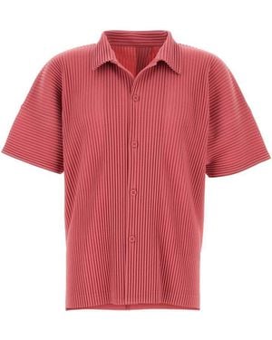 Homme Plissé Issey Miyake Shirts - Red
