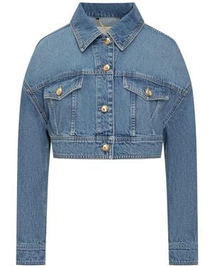 Elisabetta Franchi Jeans Jacket - Blue