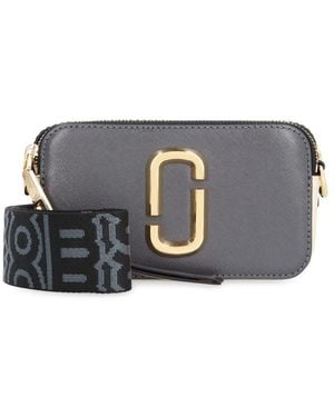 Marc Jacobs The Snapshot Leather Camera Bag - Grey