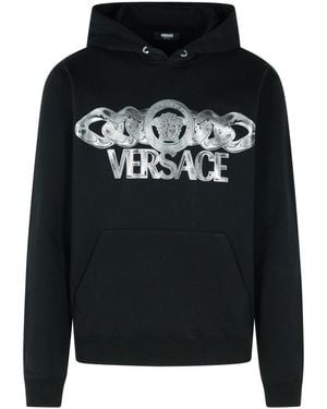 Versace Cotton Sweatshirt - Black