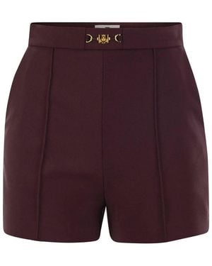 Elisabetta Franchi Trousers - Purple