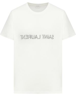 Saint Laurent T-Shirts - White