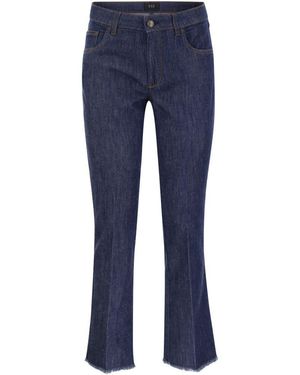 Fay Denim 5-Pocket Trousers - Blue