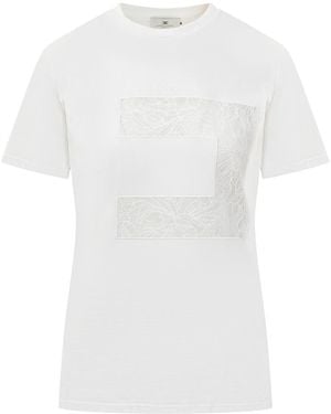 Elisabetta Franchi T-Shirt - White