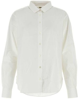 TOTEME Signature Organic Cotton Shirt - White