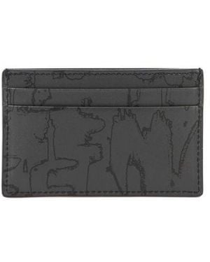 McQueen Graffiti Card Holder Accessories - Grey