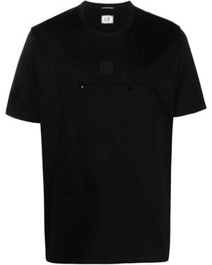 C.P. Company Metropolis Series Mercerized Jersey Pocket T-Shirt - Black