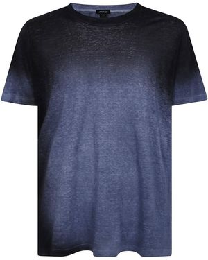 Tシャツ・カットソー AVANT TOI HAND PAINTED POSEIDONIA LINEN JERSEY SHIRT Avant Toi Hand Painted Poseidonia Linen Jersey Shirt